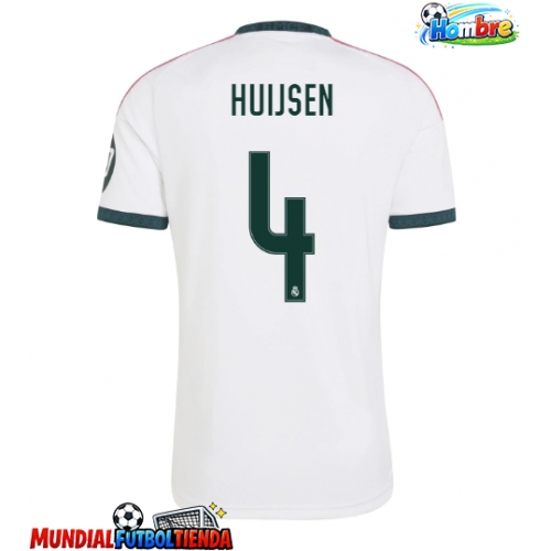 Camiseta Real Madrid Dean Huijsen #4 Primera Equipación Replica 2026-27 mangas cortas